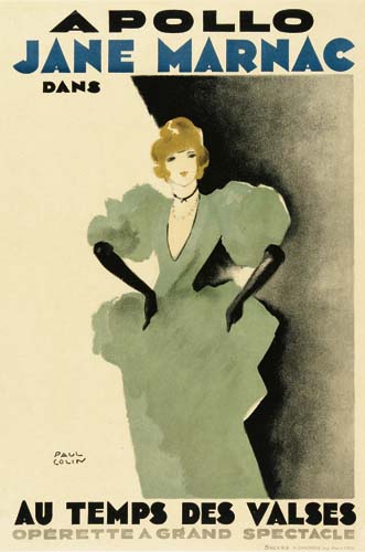 Apollo, Jane marnac, Dans, Au temps dese valses, Operette A grand spectacle
