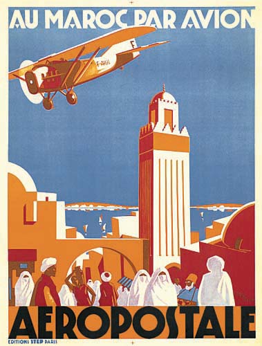 Au Maroc Par Avion Aeropostale, Editions–