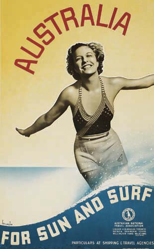 Australia, for Sun And Surf, Australian National Travel Associateon, Pariticulars At Shipping & Travel Agencles