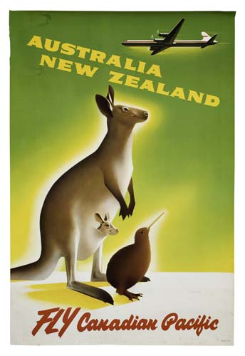 Australia, New Zealand, Fly Canadian Pacific
