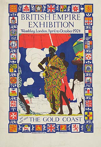 British Empire, Exhibition, Wembley, London, April To Octomber 1924, The Gold Coast
