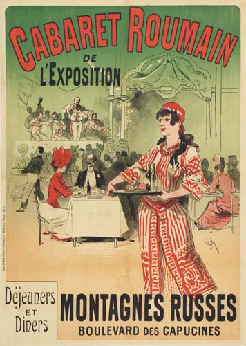 Cabaret Roumain, De Lexposition, Dejeuners Et Diners-Montagnes Russes, Boulevard Des Capucines