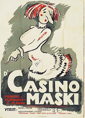 D’casino, Maski, Mantig, Mittwuch- 7..9 Merz