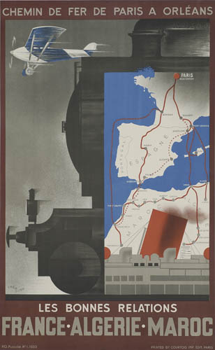 Chemin de fer de paris a orleans, Les bonnes relations, France algerie maroc