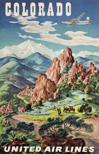 Colorado, United air lines