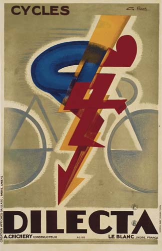 Cycles, Dilecta, A.chichery constructeur, Le blanc