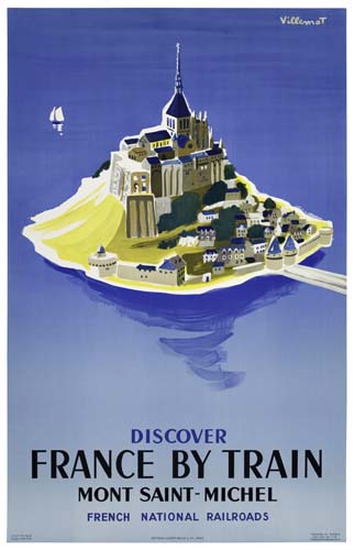 Discover, France by Train, Mont Saint-Michel, French National Railroads