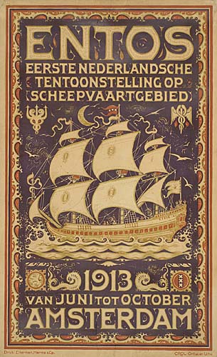 Entos, Eerste Nederlandsche, Tentoonstelling Op, Scheepvaartgebied, 1913, Van Juni Tot October