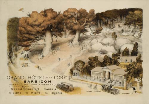 Grand Hotel de la foret, Barbizon, Foret de fontainebleau