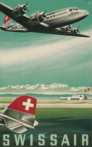 Hb-Ilu, Lines, Swissair