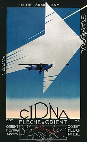 In The Same Day, Paris, Stamboul, Cidna, Est, Orient Flying Arrow, Fleche D Orient,  Al, Orient Flug Pfeil