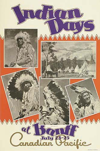Indian, days, At-banff, july 23-25, Canadian Pacific