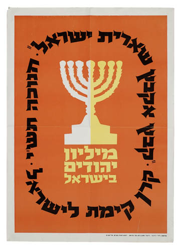 1,000,000 jews in israel