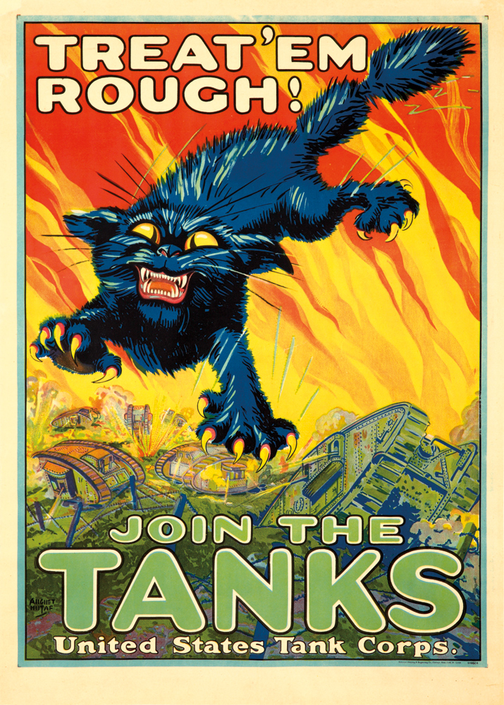 Treat’Em, Rough!, Join The, Tanks, United States Tank Corps.