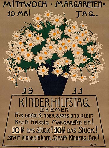 Mittwoch Margareten Jo.Mai Jag. Kinderhilfstag, Bremen, For Unsre Kinder Gross Und Klein, Kauft Fleissig Margareten Ein,  Das Stuck, Das Stuck, Statt Kindertranen Schafft Kindergluck.
