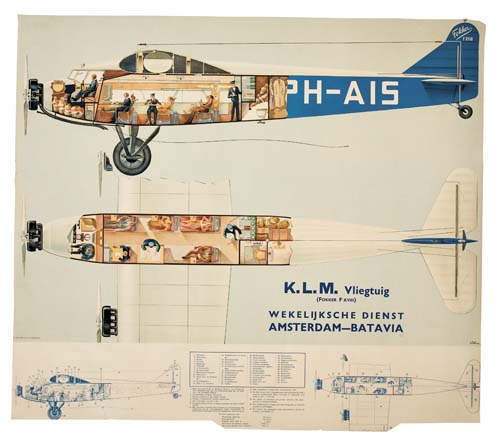 Klm Vliegtuig, Wekelijksche Dienst, Amsterdam-Batavia