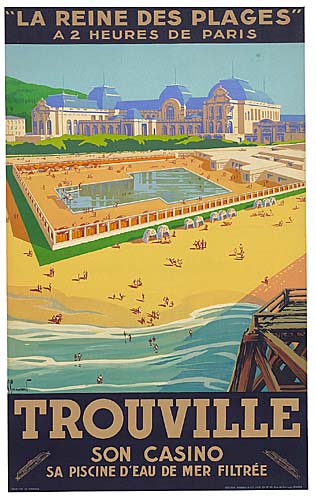 La Reine Des Plages, A 2 Heures De Paris, Trouville, Son Casino, Sa Piscine Deau De Mer Filtree