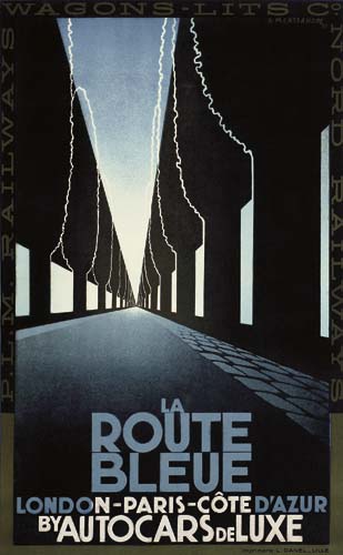 La, Route, Bleue, London-paris-cote d’azur, By autocars de luxe