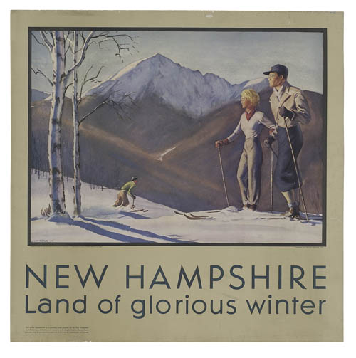 New hampshire, Lan of glorious winter