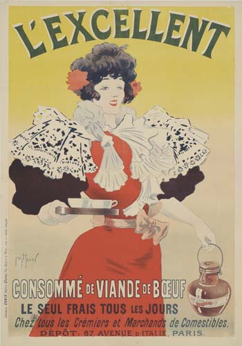 Lexcellent, Consomme de viande de boeuf, Le seul frais tous les jours, Chez tous les cremiers et marchands de comestibles, Depot 82 Avenue d italie paris