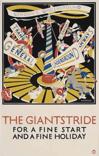 London’s Underground, tramw, geniral, General, Amways, Underground, Herrick, The Giantstride, For A Fine Start, And A Fine Holiday