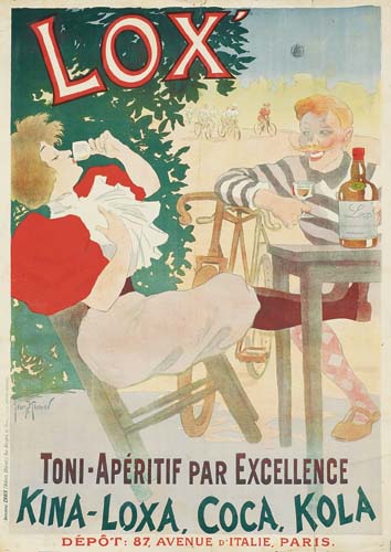 Lox, Toni-aperitif par excellence, Kina-loxa, coca, kola, depot:87, Avenue ditalie paris