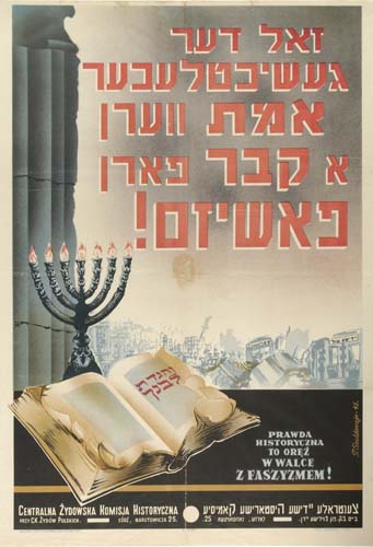 Menora and open book