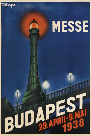 Messe Budapest, red lamp