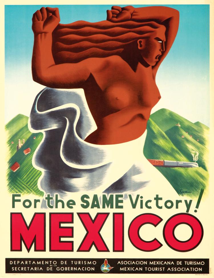 For the Same Victory! Mexico, topless woman