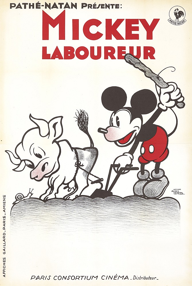 Mickey Laboureur, Mickey and bull