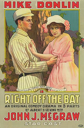 Right off the Bat, John J. McGraw, Mike Donlin, baseball