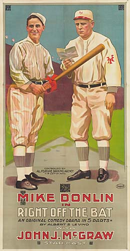 Right off the Bat, John J. McGraw, Mike Donlin, couple in the forest