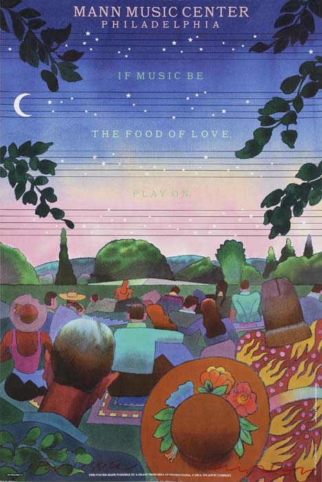 If Music Be The Food Of Love, Play On, staff, crowd