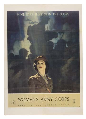Women’s Army Corps, woman in uniform, Mine Eyes Have Seen the Glory