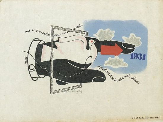 Mit Zuversicht in Neue Jahr, hand, dove