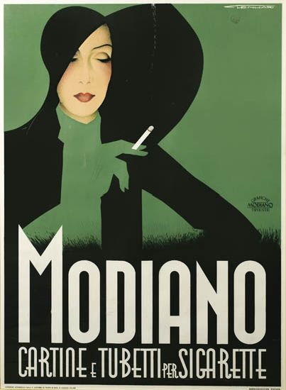 Modiano Cartine E Tubetti Per Sigarette, green poster