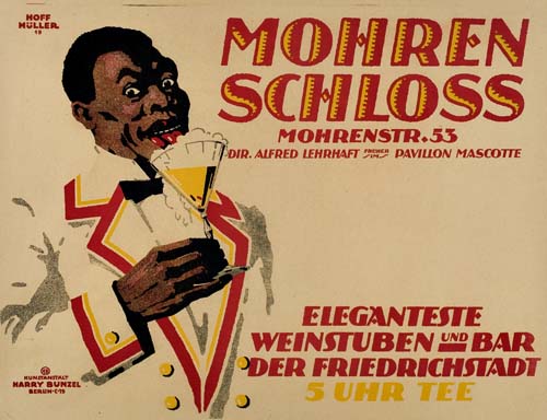 Mohren Schloss Mohrenstr 53, man in white suit drinks