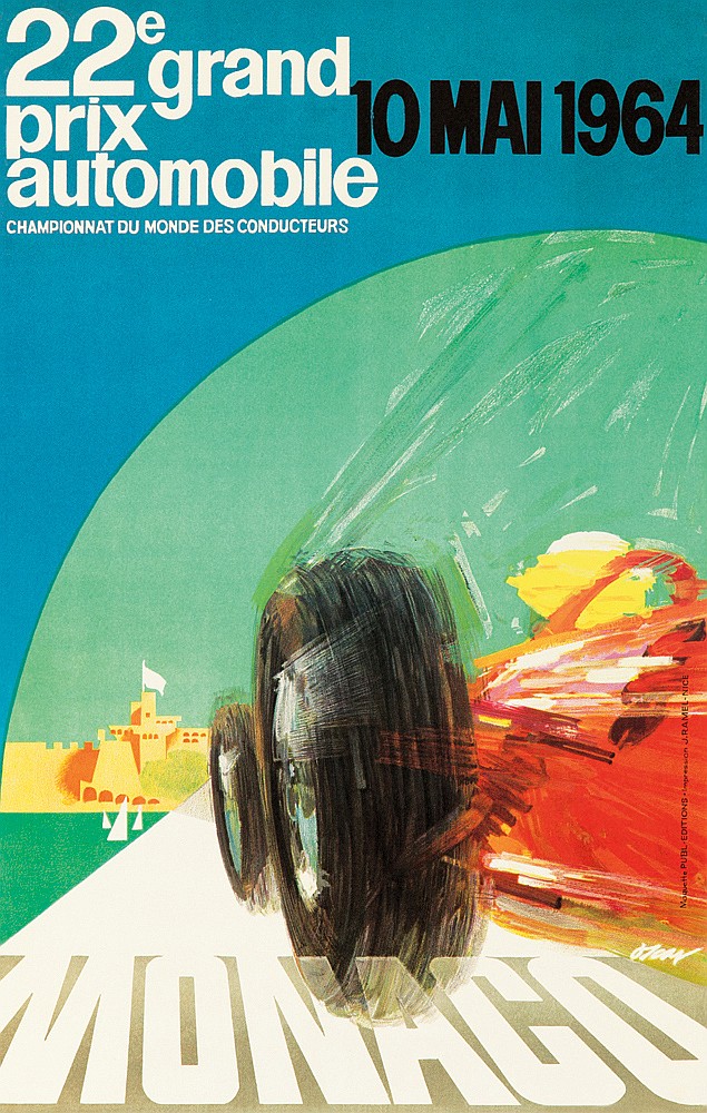 Monaco, 22e Grand Prix Automobile, red car