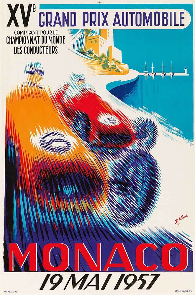 Monaco 19 Mai 1957, racing cars, Grand Prix Automobile
