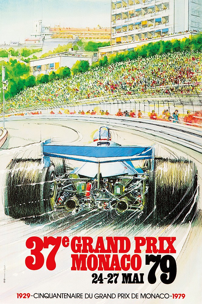 37e Grand Prix Monaco 79, blue car