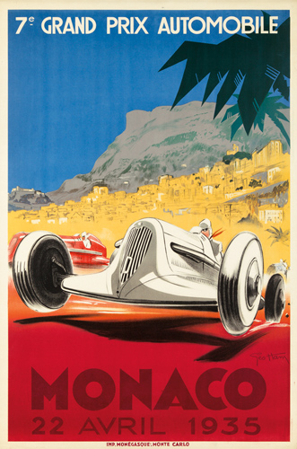 Monaco 22 Avril 1935, white car