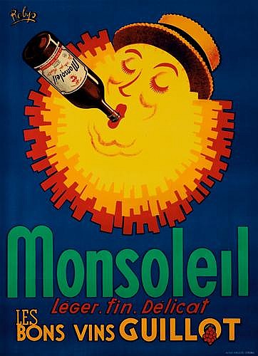 Monsoleil Bons Vins Guillot, sun drinks liquor