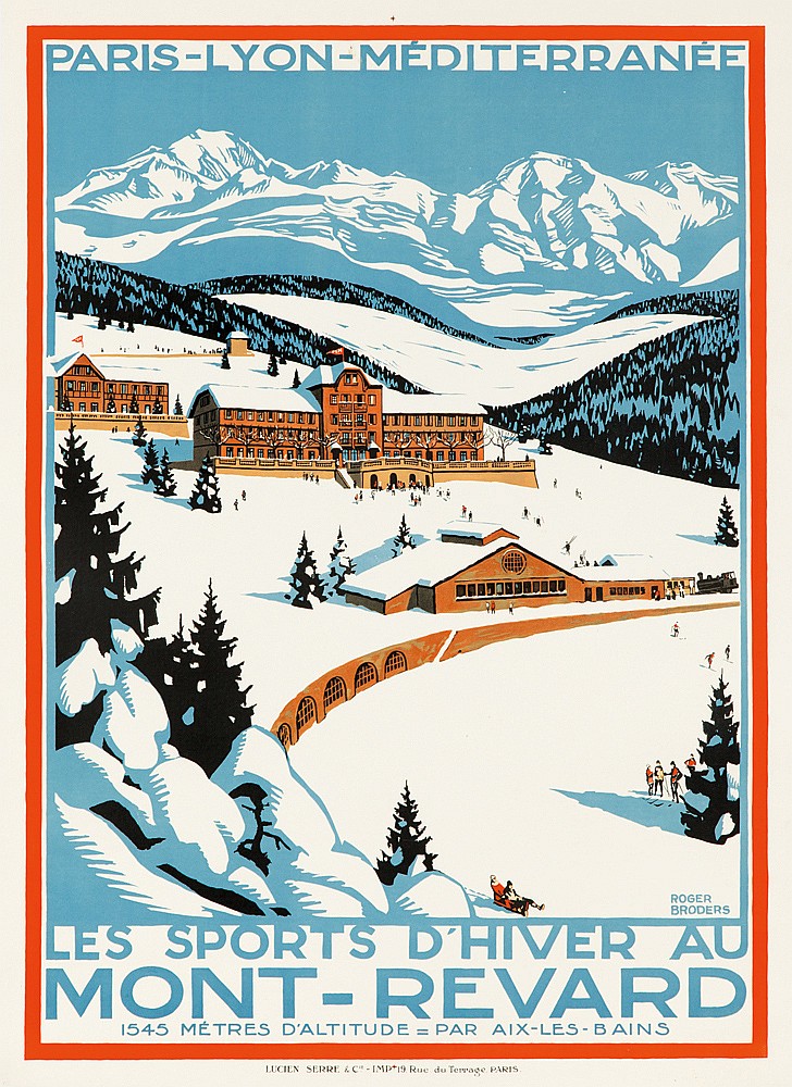 Les Sports d’Hiver au Mont-Revard, snowy resort