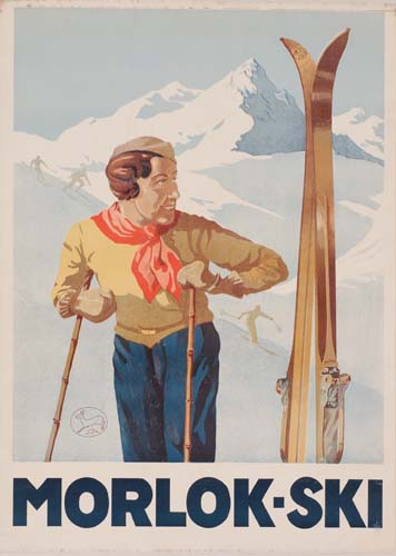 Morlok Ski, woman skiing