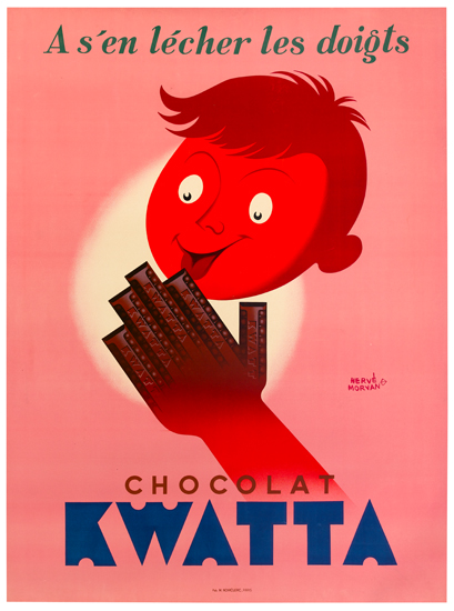 Chocolat Kwatta, pink poster