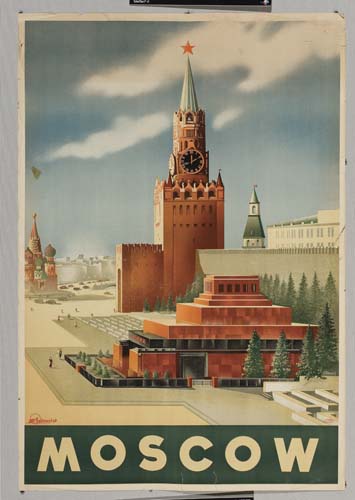 Moscow, large clock tower