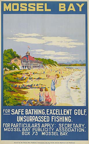 Mossel Bay, for Safe Bathing, Excellent Golf, Unsurpassed Fishing, beach