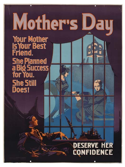 Mother’s Day, Deserve her Confidence, man looks through a window