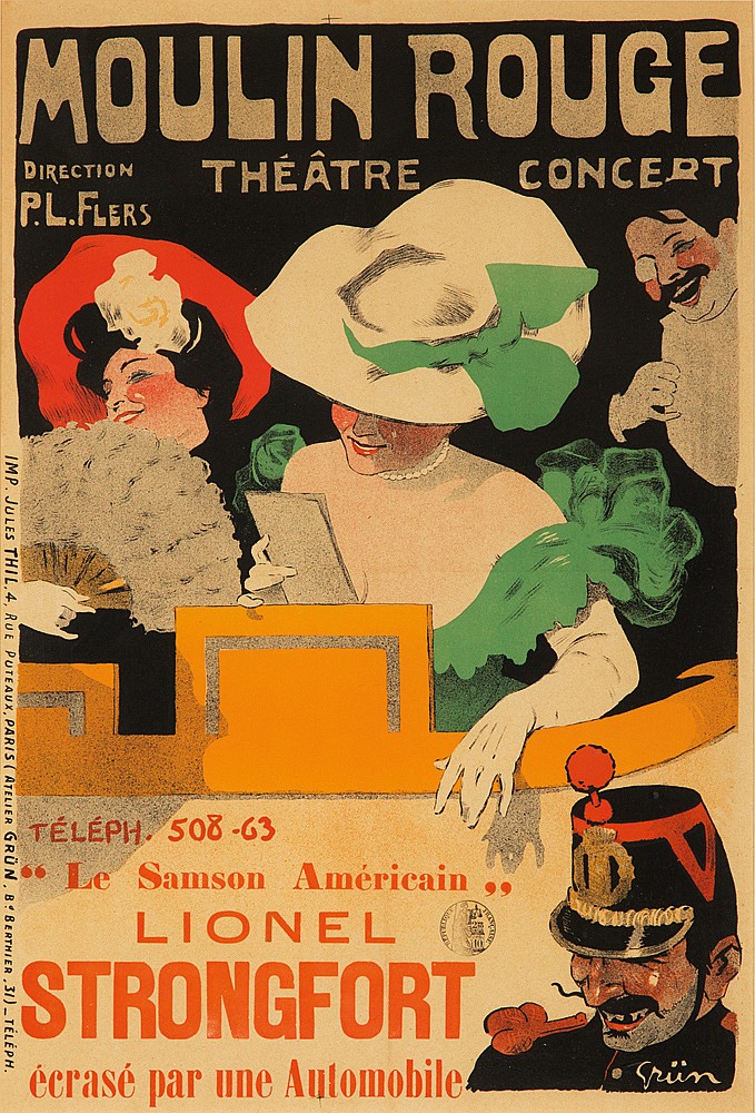 Moulin Rouge Lionel Strongfort, women writing
