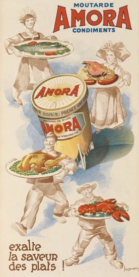 Amora Condiments, servers carry entrees